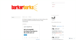 Desktop Screenshot of barkerbarks.com